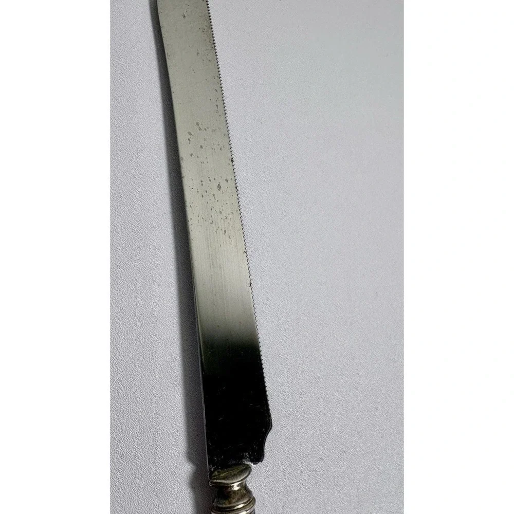 Vtg The Sheffield Silver Co Stainless Steel Cake Knife & Server  King's Pattern